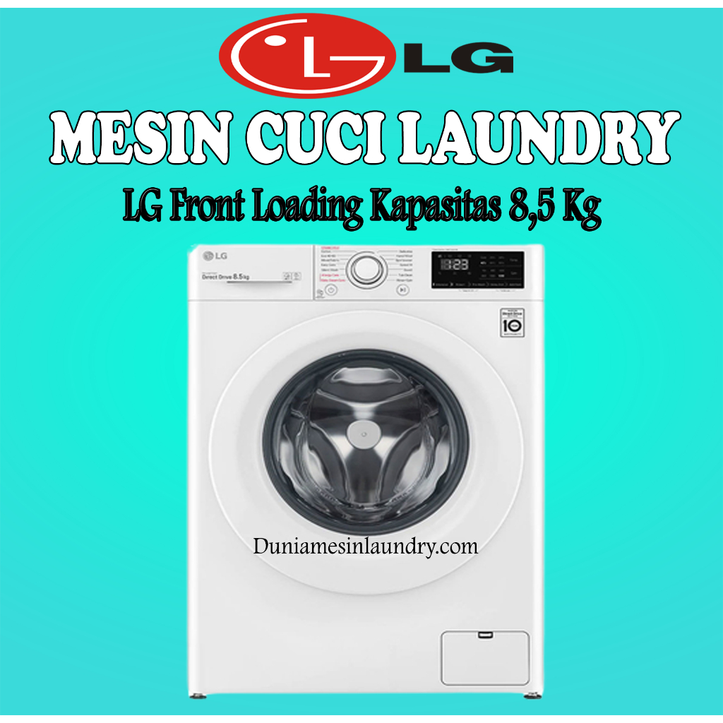 Jual Mesin Cuci Laundry LG Front Loading Kapasitas 8,5 Kg