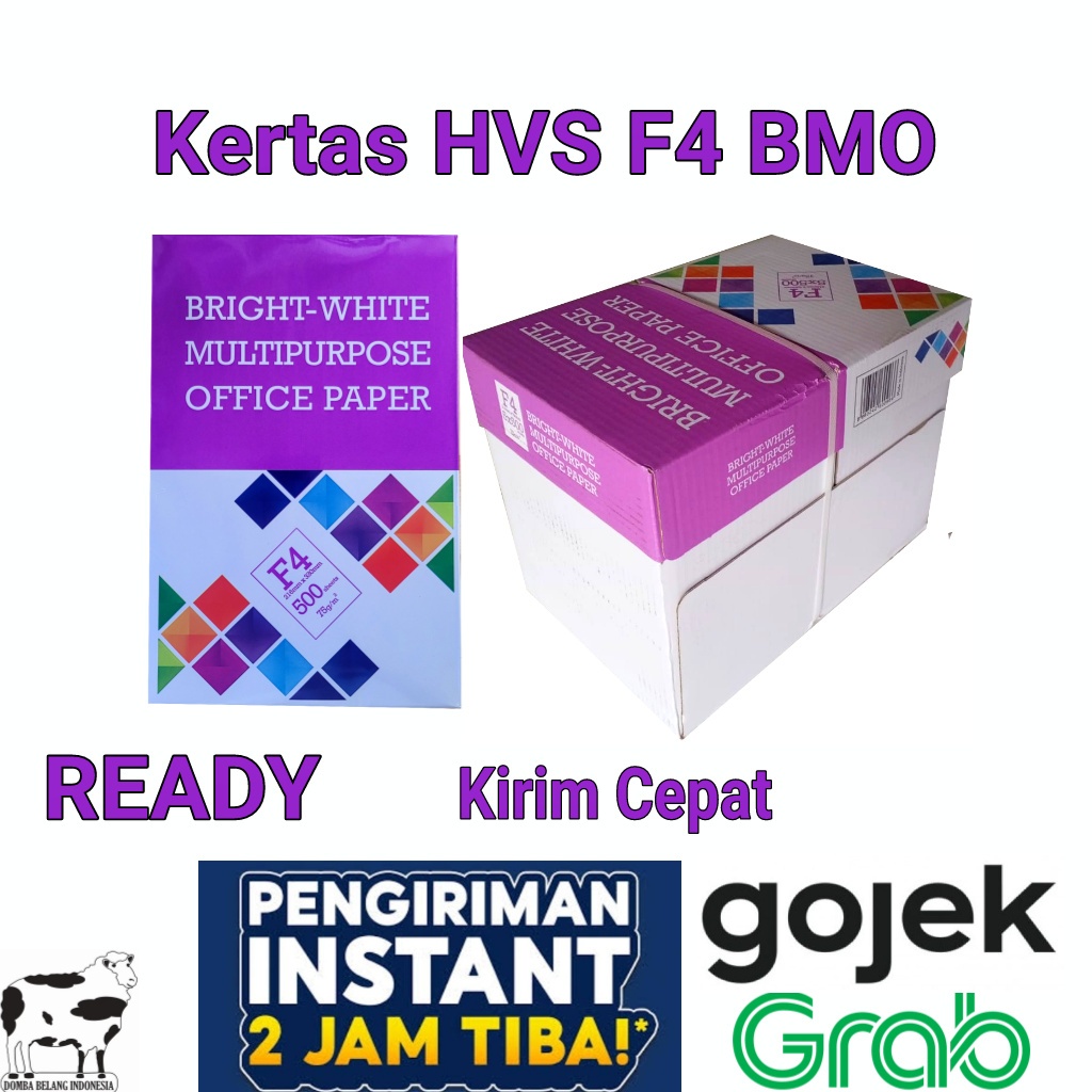 

Kertas Print/Fotocopy F4 75 Gram 1 Rim Bright White Multipurpose Office Paper