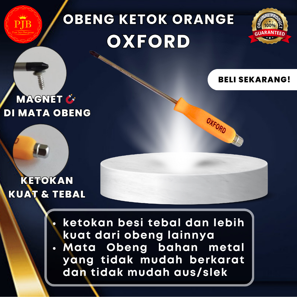 Obeng Ketok Oxford 6" Orange