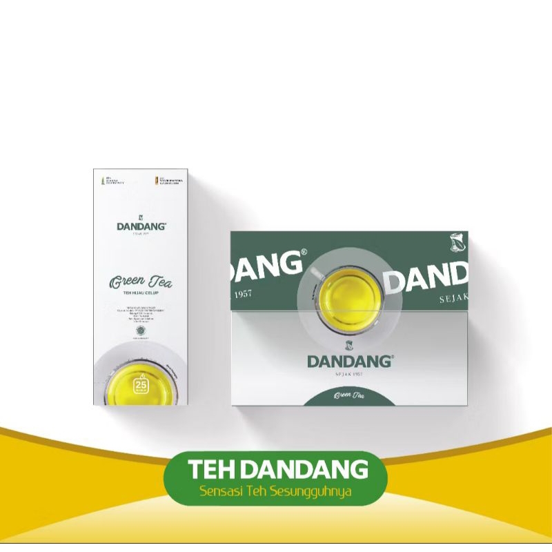 

[ BELI 1 GRATIS 1] teh dandang celup greentea 25's