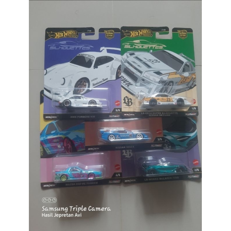 Hotwheels premium set Silhouttes