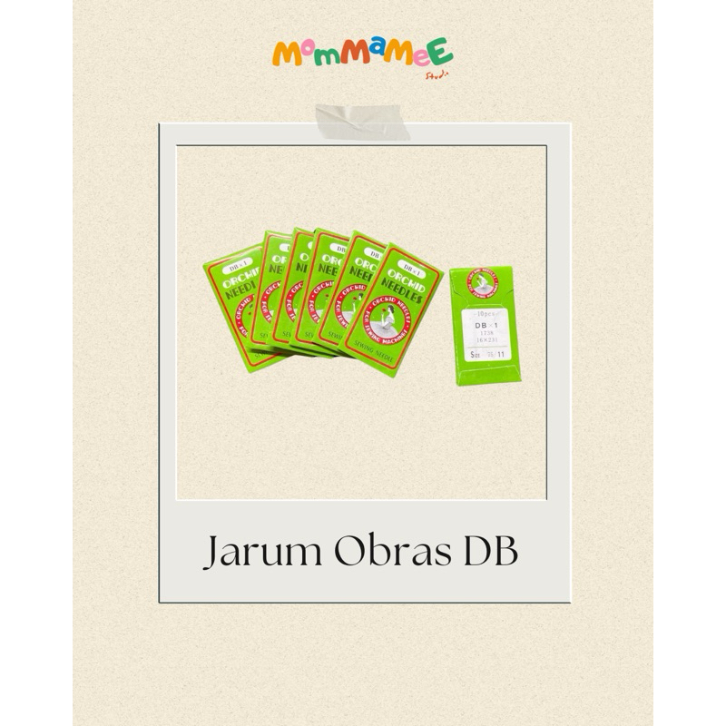 Jarum Mesin Obras DB / Jarum Mesin Juki ukur 11, 14, 18