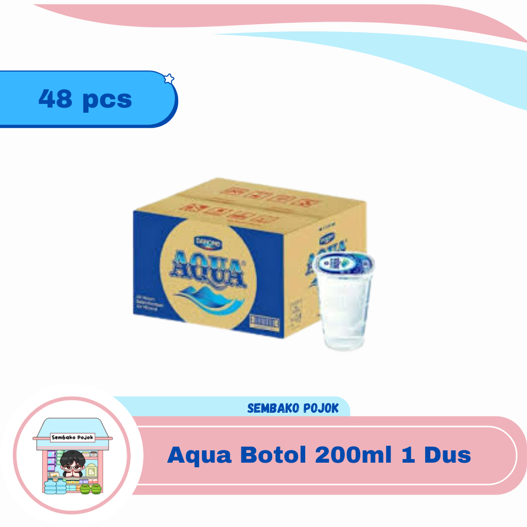 

Aqua Gelas 200ml 1 Dus