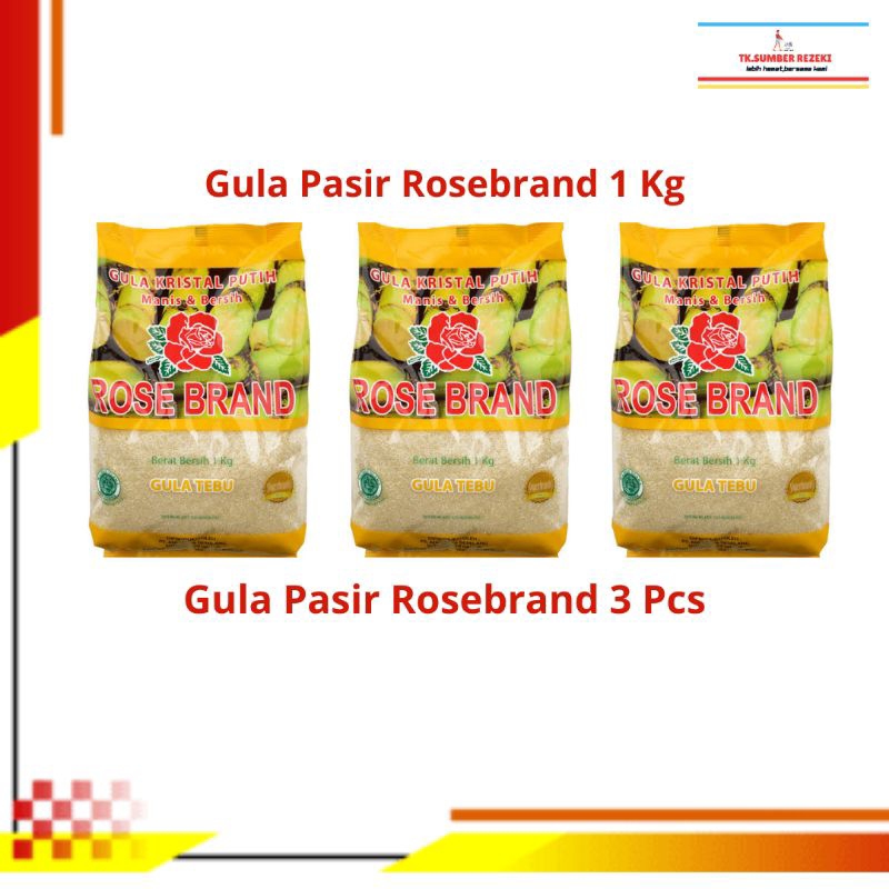 

[PAKET HEMAT ISI 3] Gula Pasir Rosebrand Gula Tebu 1 Kg PROMO MURAH/ Rosebrand Gula Pasir Gula Tebu 1 Kg PROMO MURAH