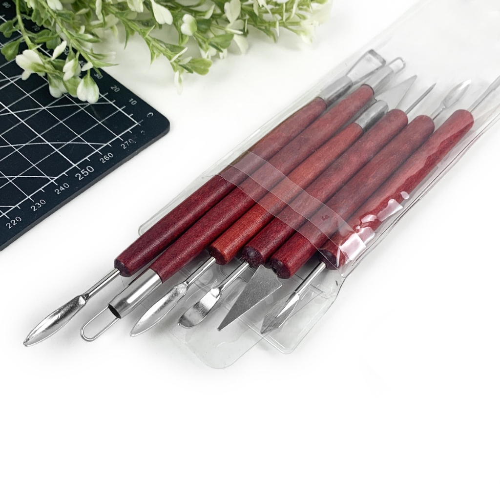 

Alat Ukir / Pahat Seni Patung / Pot Tanah Liat Polimer / Keramik / Lilin / Dekorasi Kue / Pottery / Polymer / Ceramic Clay