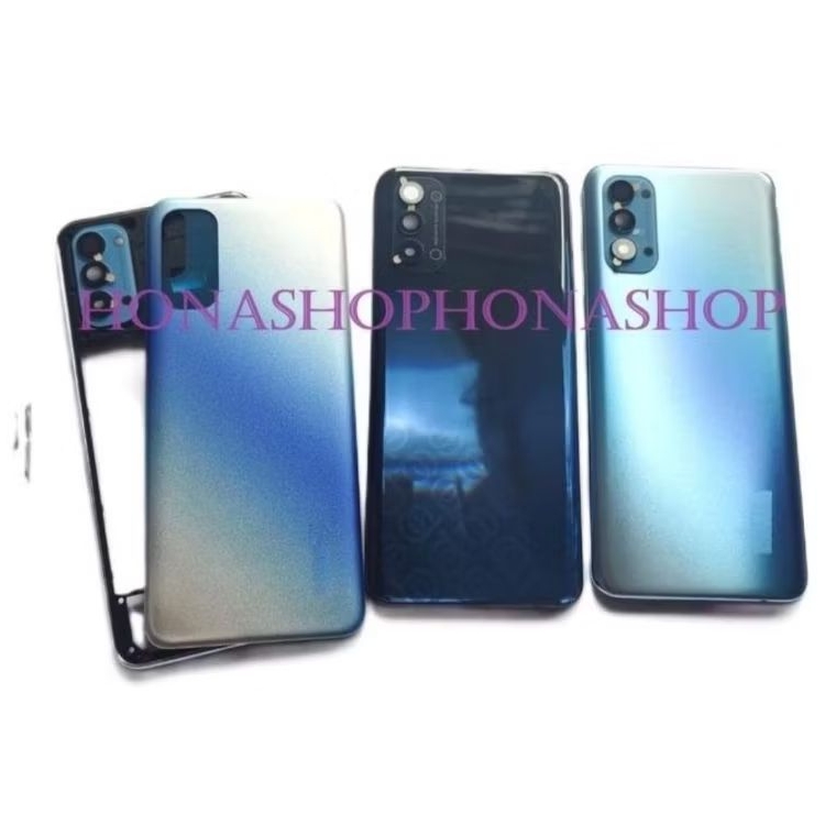 Housing Casing Kesing OPPO RENO 4 4G / RENO4 CPH2113 BackDoor Baekdor Tutup Belakang + Bazel Bezzel