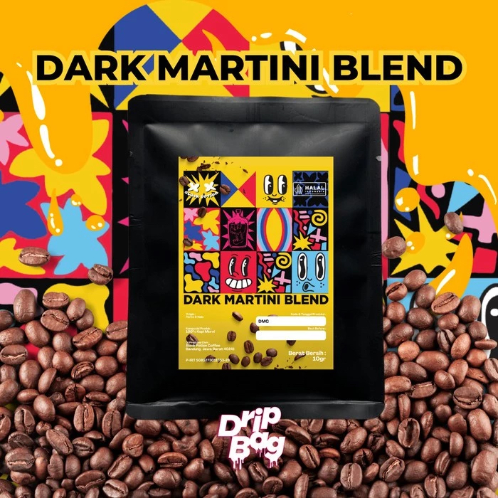

Dark Martini (1 pcs /) Drip Bag Coffee - ( kopi instant filter )