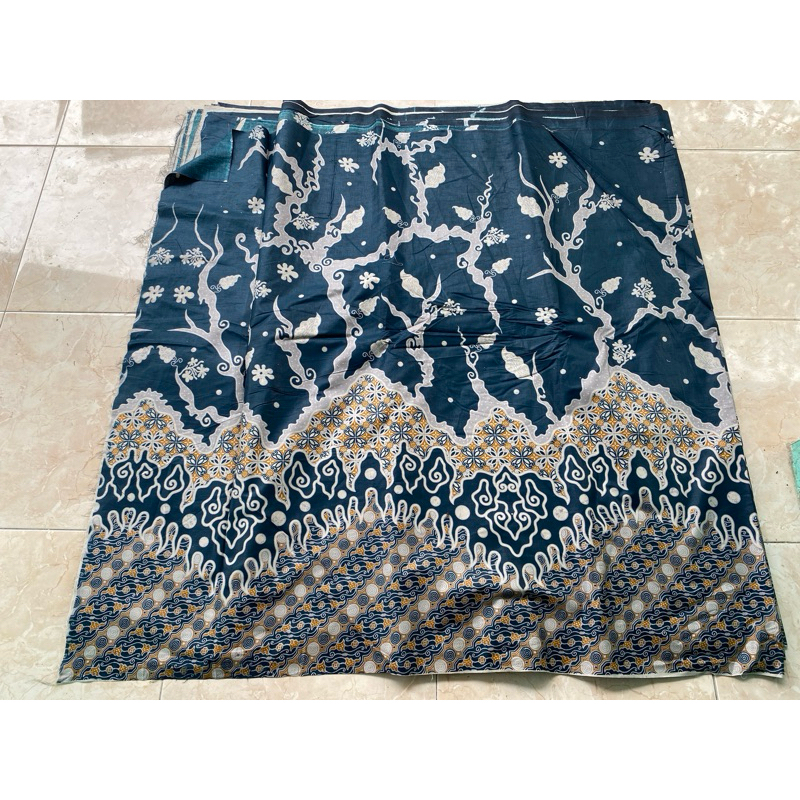 KAIN BATIK WARNA BIRU EMERALD KAIN BATIK MURAH SERAGAM BRIDESMAID