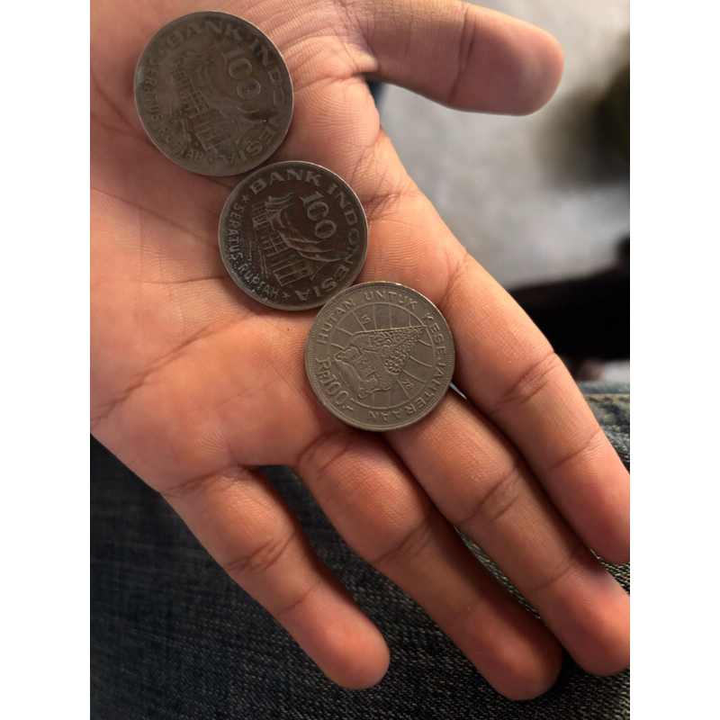 UANG Koin 100 Rupiah Tahun 1978