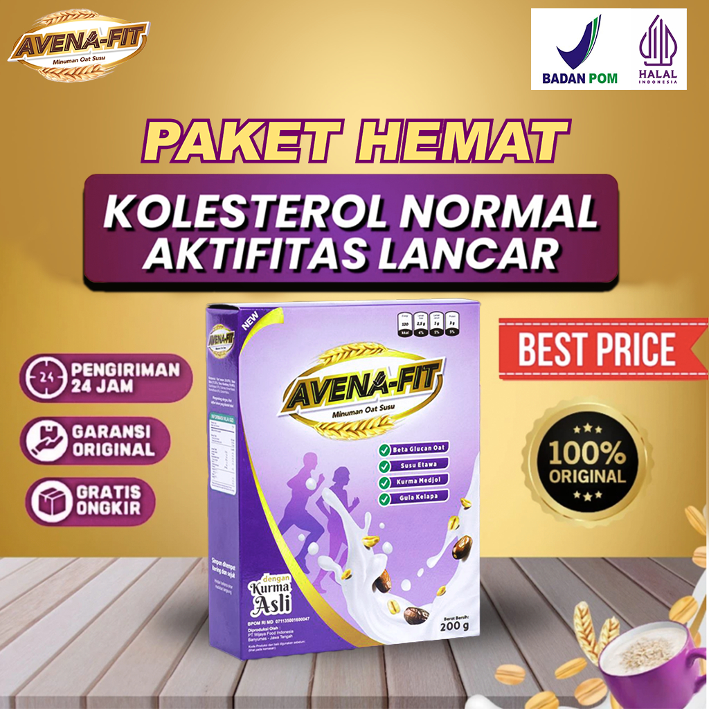 

AvenaFit Oatmeal Sehat - Sereal Oat Susu, Menurunkan Kolesterol & Mendukung Kesehatan Jantung