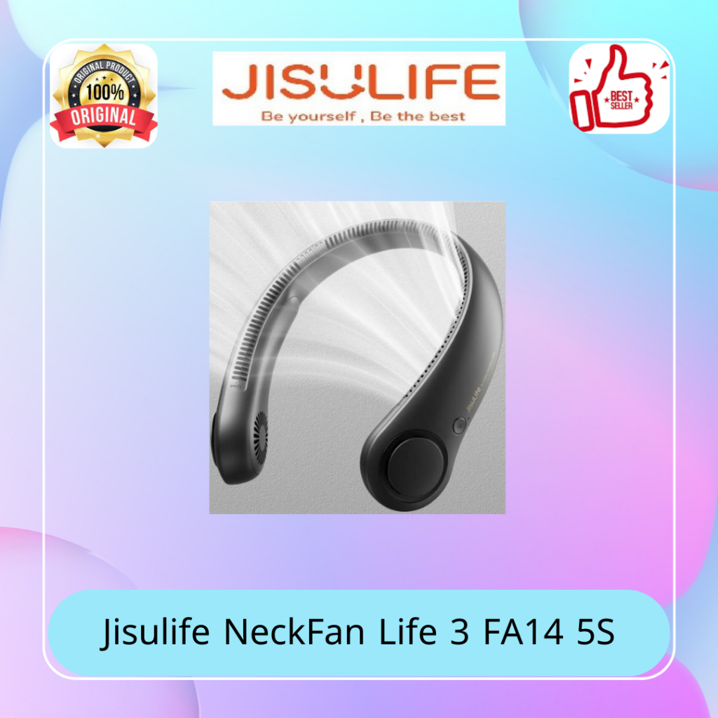 Kipas Angin Mini Jisulife NeckFan Life 3 FA14 5S | Mini Fan | Kipas Angin Portable | Kipas Angin Kec