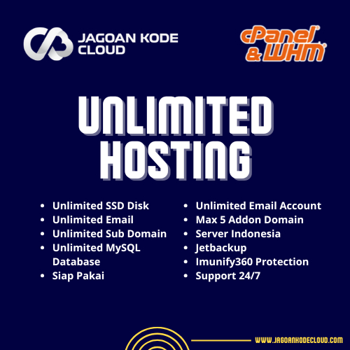 Unlimited Hosting 1 Tahun Bisa Diperpanjang