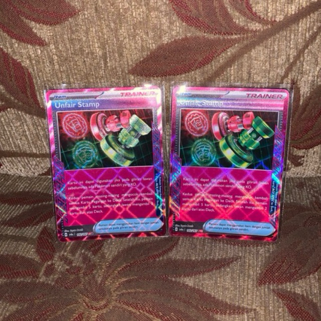Unfair Stamp TCG Pokemon Indonesia Sv6s Topeng Transfigurasi