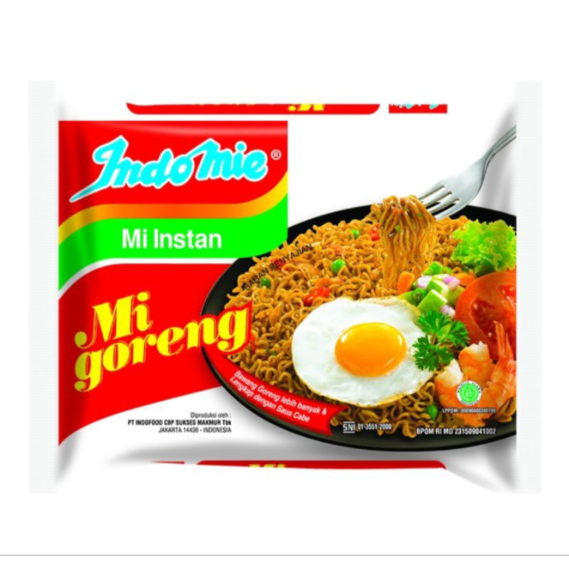 

Indomie Mi Instan Goreng 10pcs X 84 g