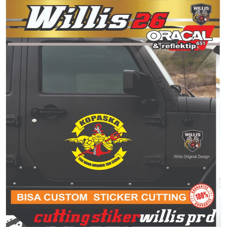 Sticker Kopaska 02 stiker kaca mobil