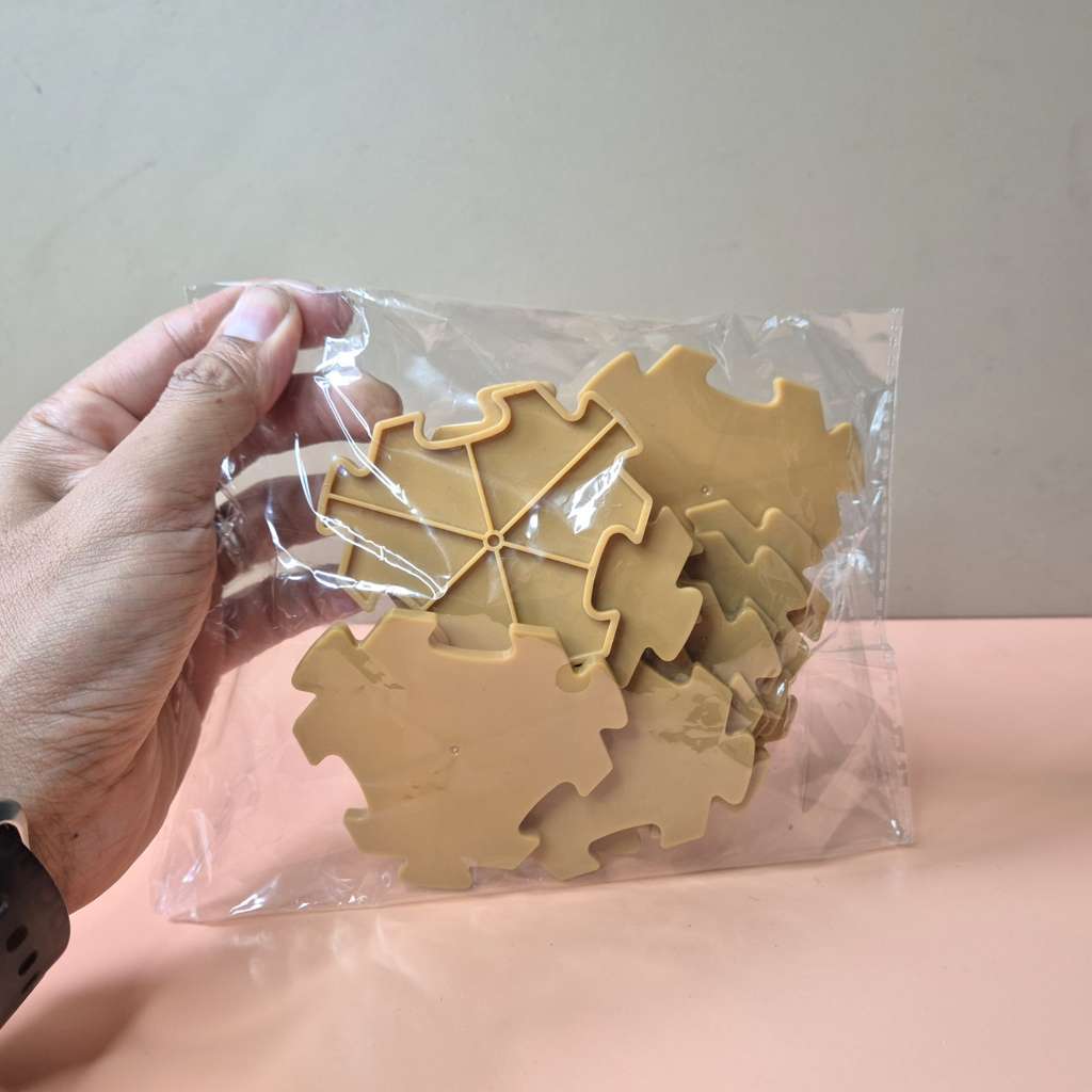 Mainan Alas Diorama peternakan hutan 10 bagian Bahan Plastik ABS