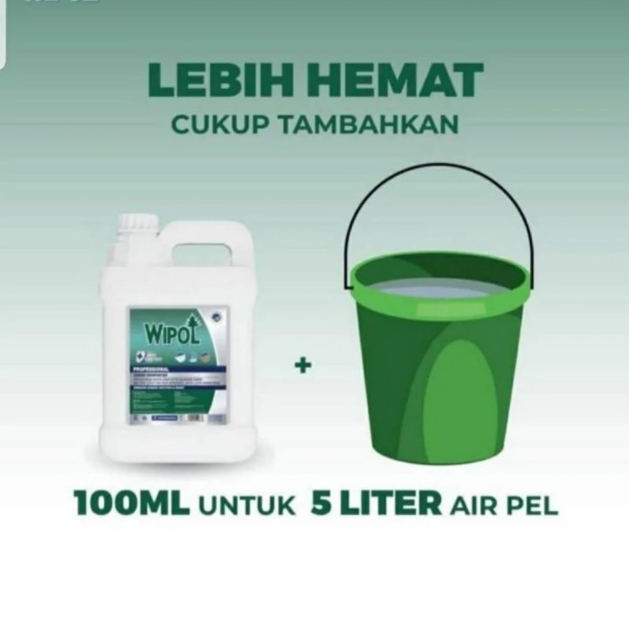 TERMURAH  WIPOL KARBOL WANGI CEMARA PROFESIONAL 5 LITER