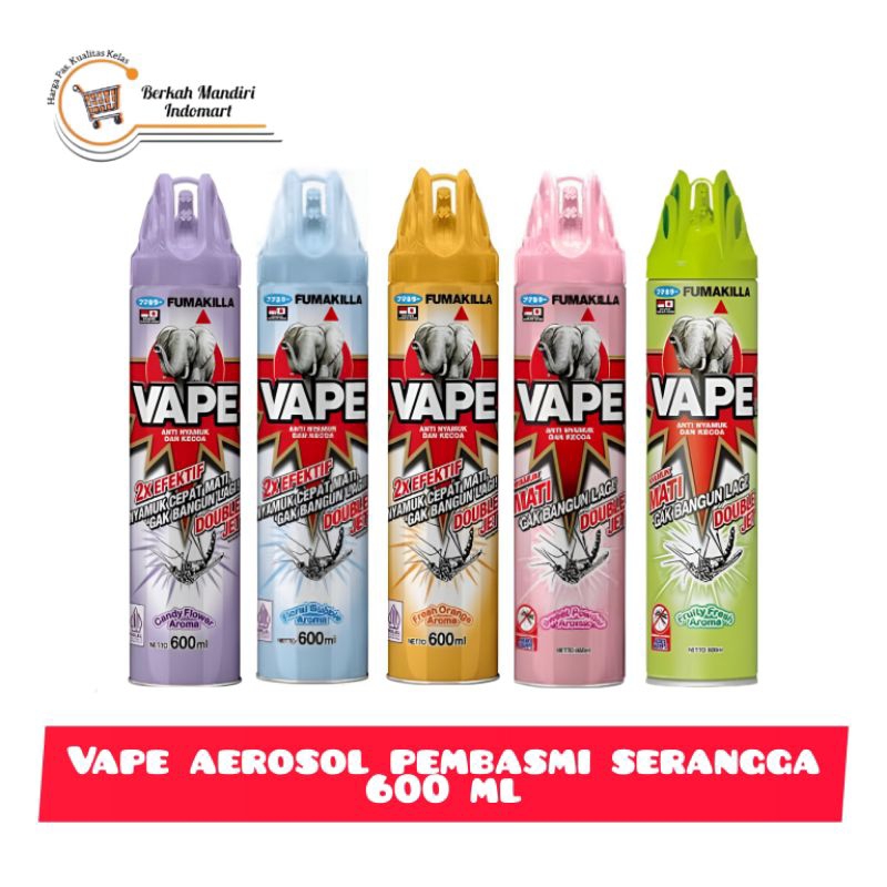 Fumakila vape aerosol pembasmi semprot serangga nyamuk 600 ml