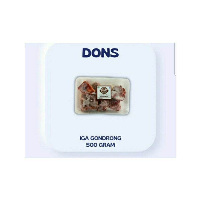 

Dons Meat Iga Gondrong 500gram