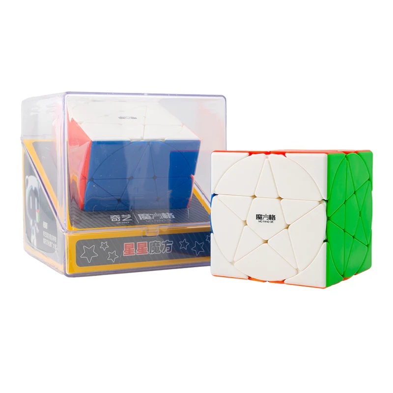 Magic Cube 3x3 Shape-Mod Puzzle Kubus Unik Qiyi Pentacle Cube Stickerless Original