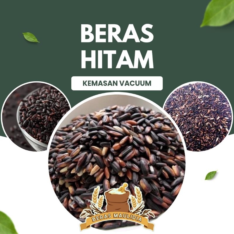 

Beras Hitam Pecah Kulit FRESH langsung dari Sawah Petani (2kg vacuum)