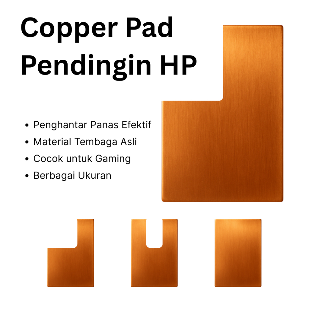 Copper pad Pendingin HP heatsink penghantar panas hp heatsink hp