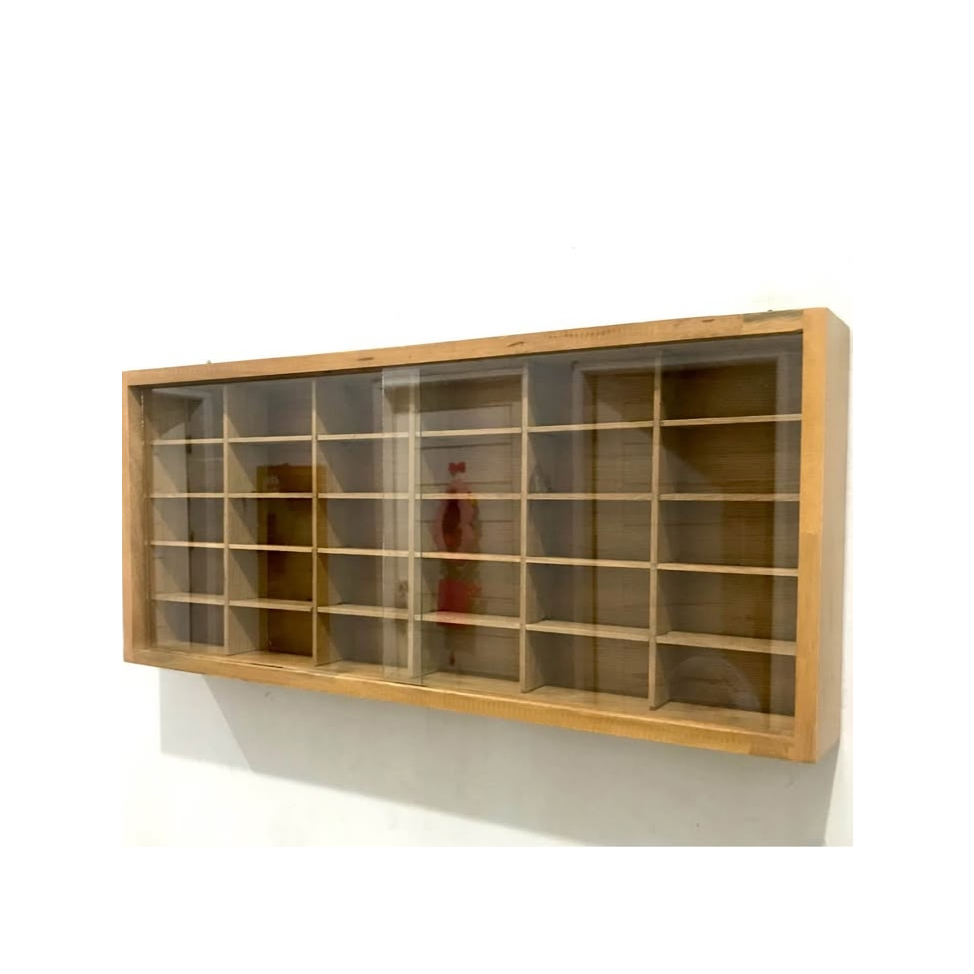 Rak Hotwheels Kayu isi 30