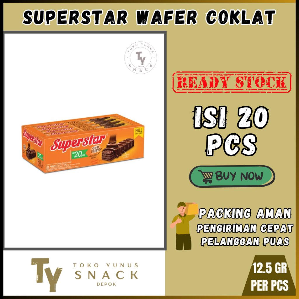 

SUPERSTAR WAFER COKLAT BOX