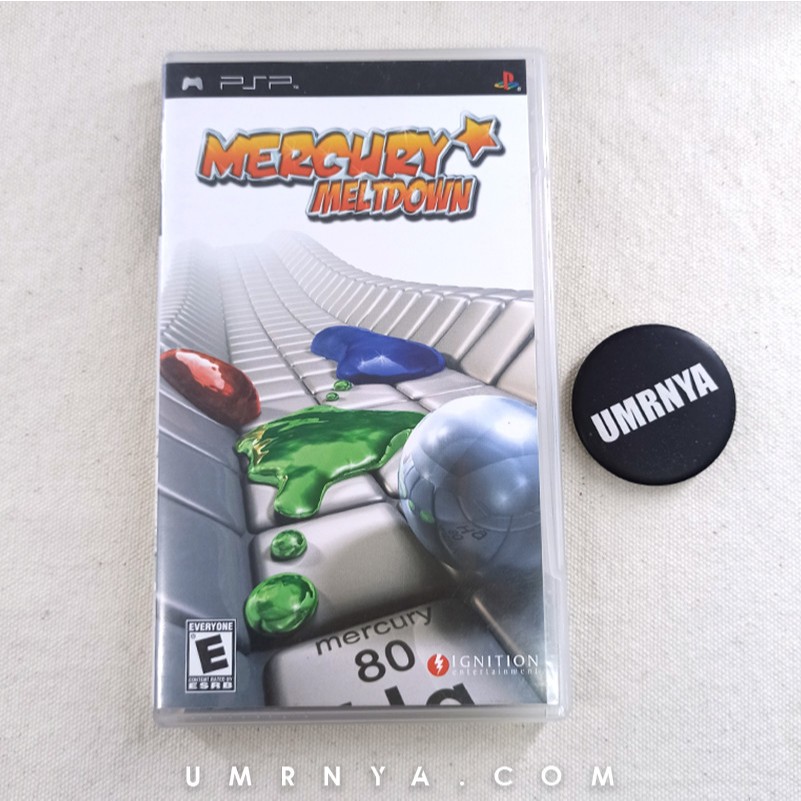 PSP UMD Mercury Meltdown Kaset CD Disk Game PS Games Playstation Portable