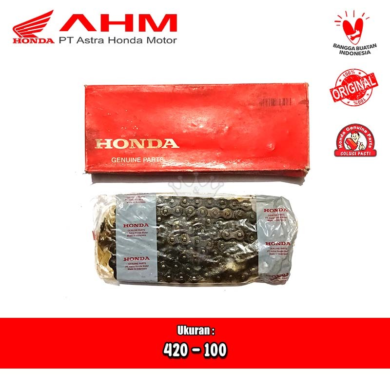 Rantai Rante Drive Chain Honda Astrea C70 C700 A800 Original AHM 420 - 100