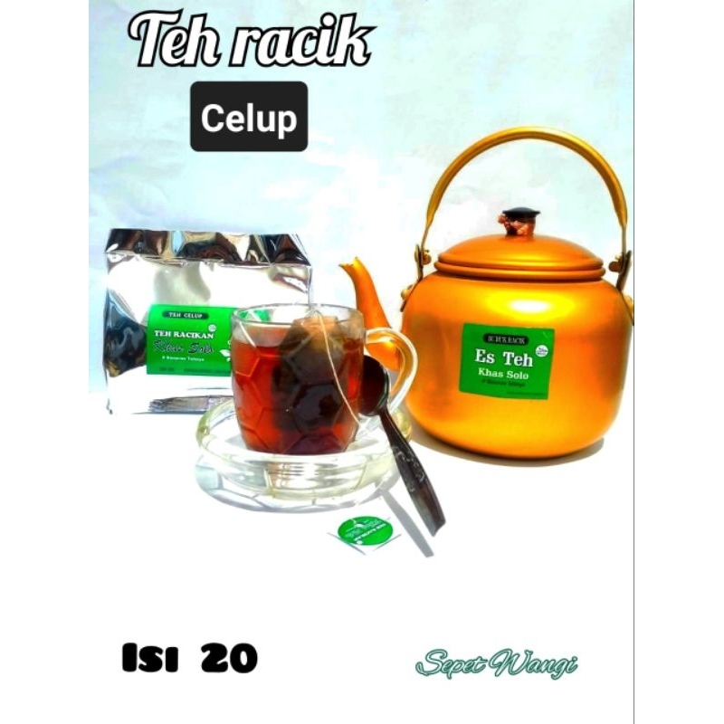

Teh Celup Racikan Isi 20 Teh segar harum melati