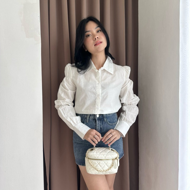 [Shylo] Esther White Blouse