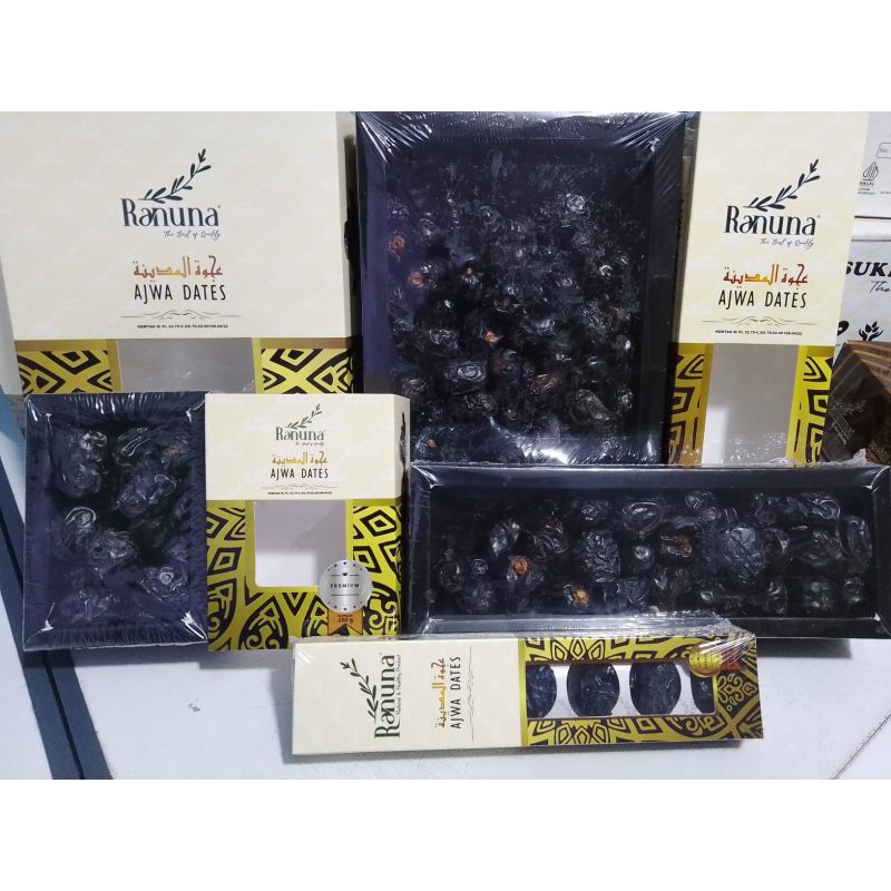 

ajwa madinah Ranuna 250gr kurma ajwa kurma nabi Kurma Ajwa Ranuna