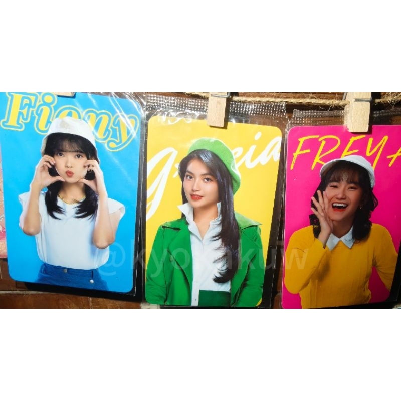 Photocard JKT48 x japota ( Fiony Gracia Freya )