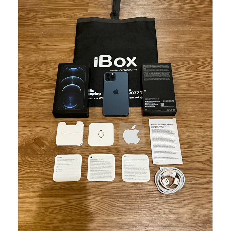 Iphone 12 Pro 128gb IBOX Resmi fullset original mulus terawat
