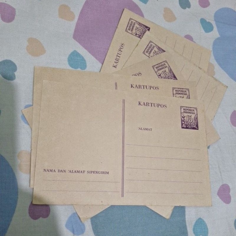 

kartu pos kuno satu set isi 3pc