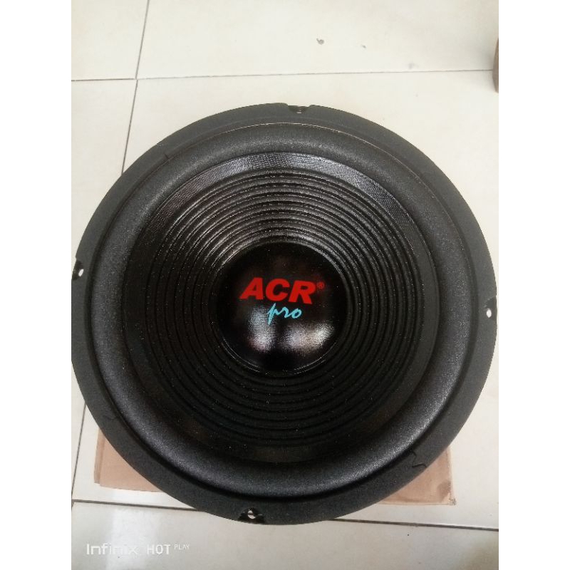 Speaker Woofer 10 Inch Merk ACR Pro.