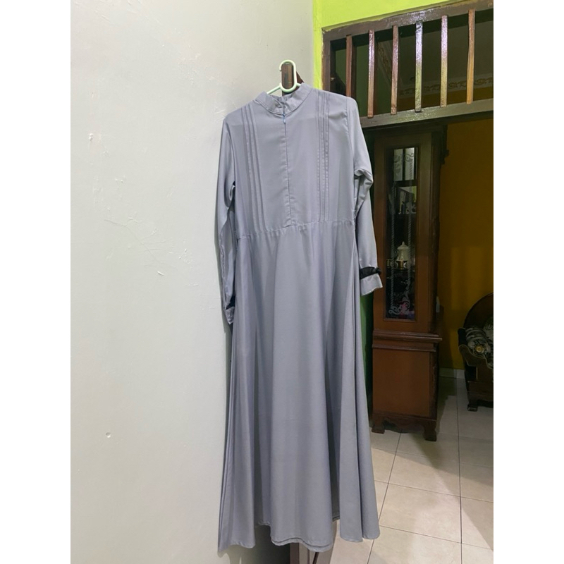 [PRELOVED] Gamis warna Abu-Abu