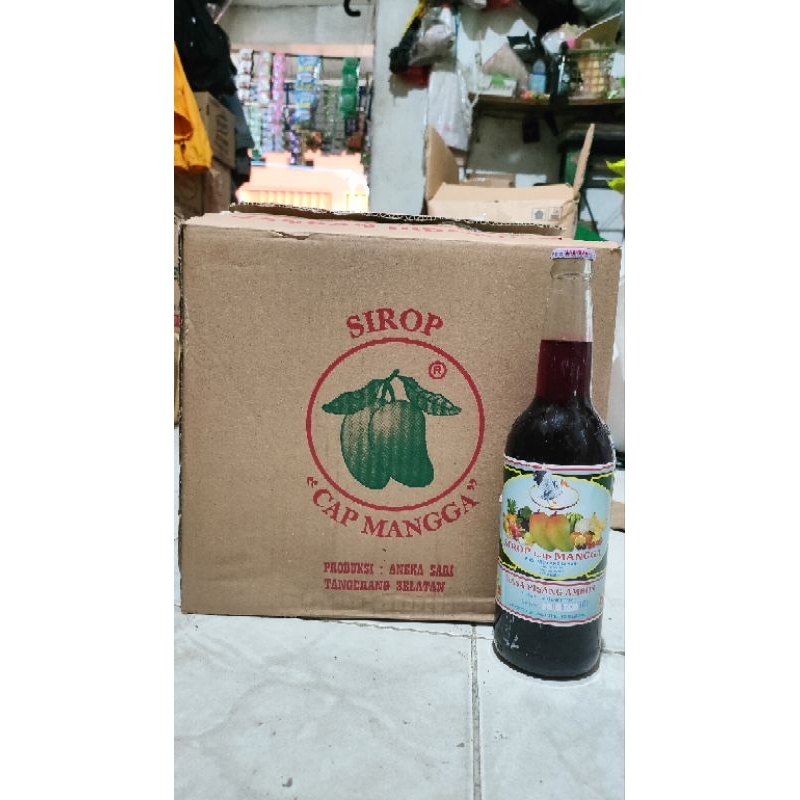 

Sirup cap mangga, rasa pisang Ambon, 1 dus isi 12 pcs