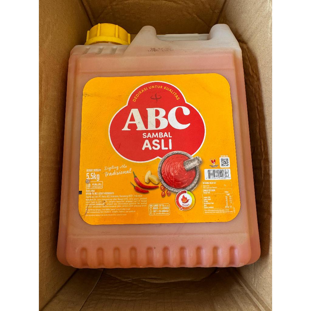 

ABC Saus Sambal Jerigen 5.5kg ABC Saus Sambal Jerigen 5.5kg