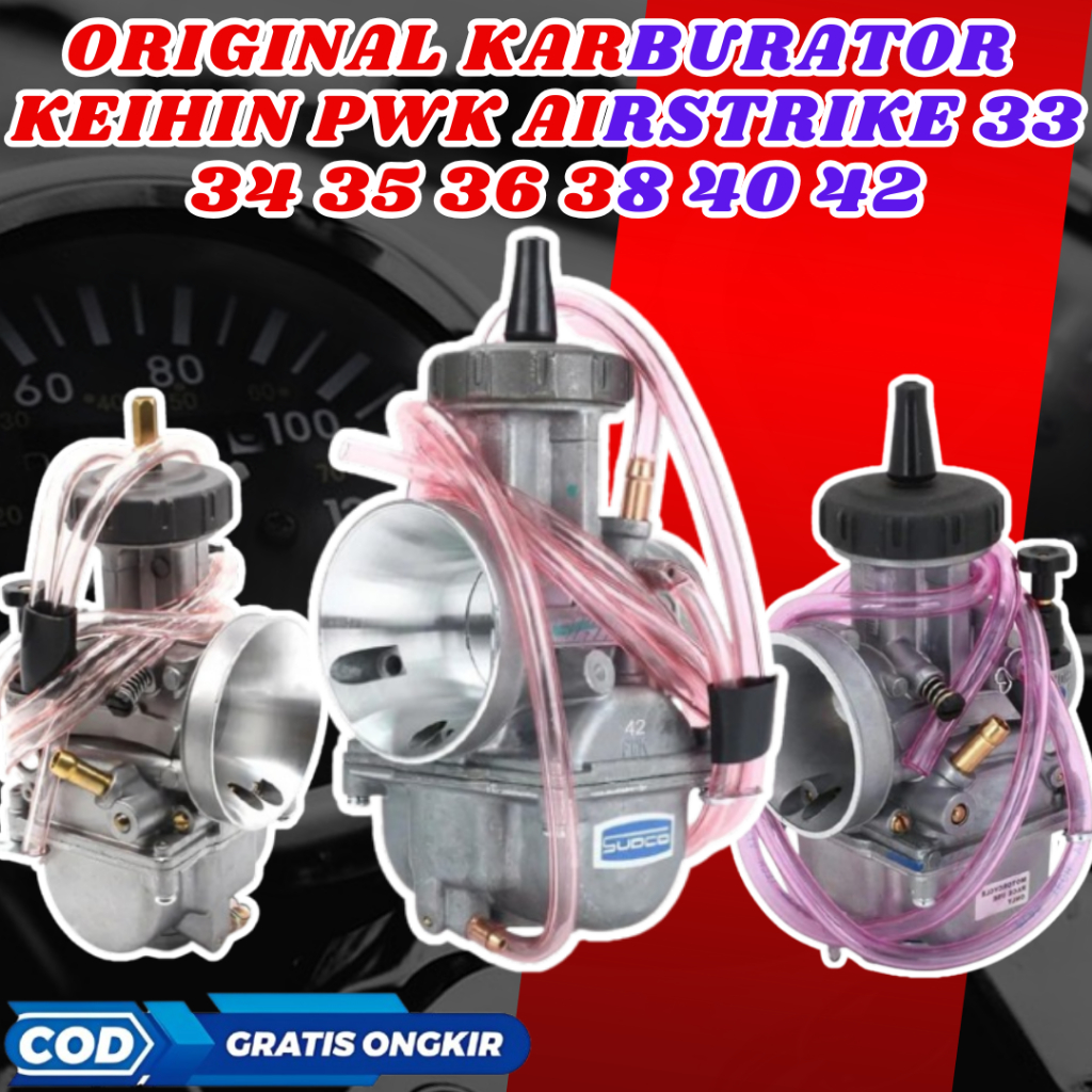 (BISA COD) ORIGINAL Karburator Airstrike Sudco QAS Kotak PWK Sudko Karbu Carburator Carbu PWK 33 34 