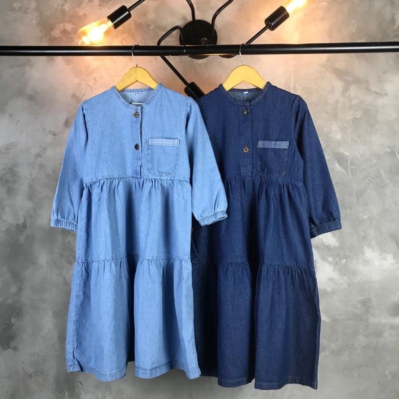 Mylittlejoy - Gamis Anak Perempuan usia 2-7 tahun Gamis Jeans