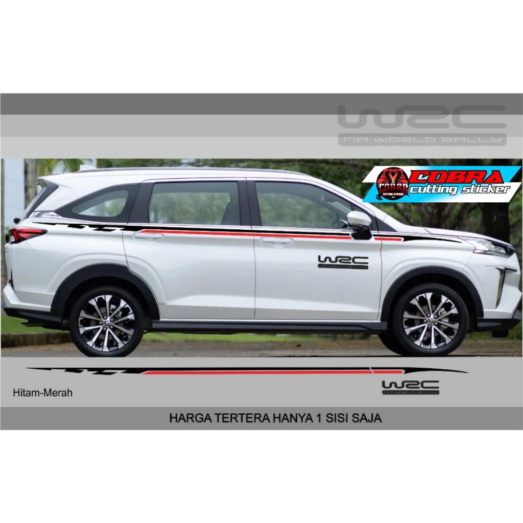 STICKER STIKER MOBIL ALL NEW AVANZA VELOZ XENIA STICKER CUTTING BODY SAMPING MOBIL TOYOTA AVANZA VEL