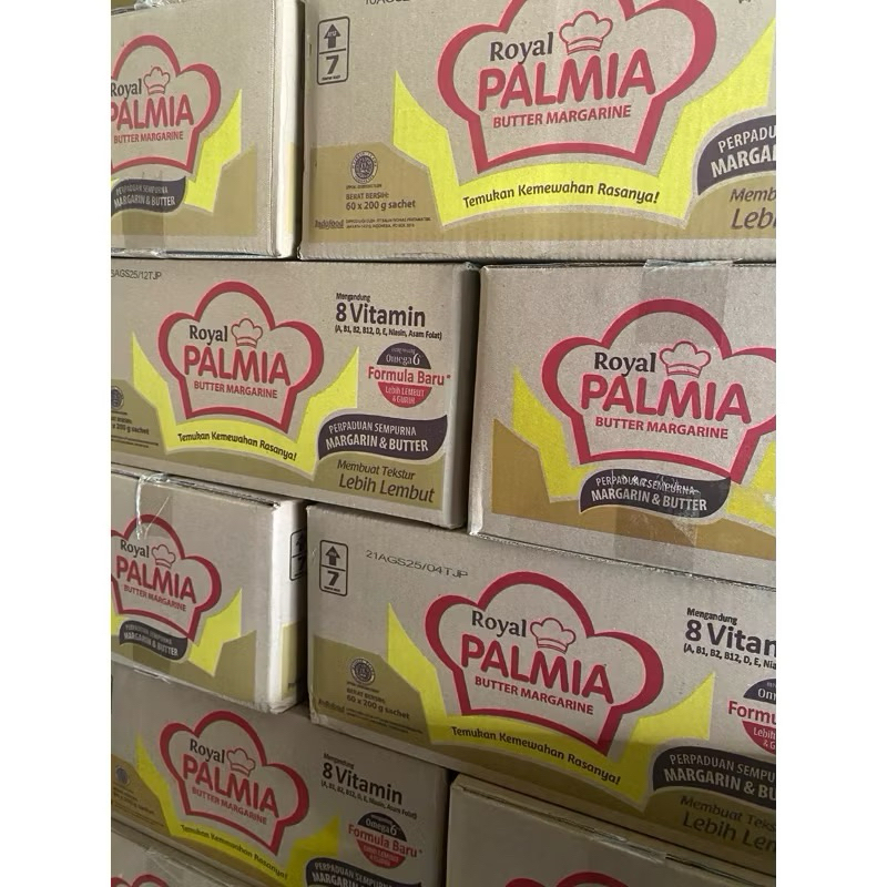 

Royal Palmia Butter Margarine Sachet / 1 Dus isi 60pcs (Ex Maret 2026)