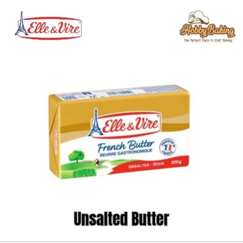 

Elle & Vire Unsalted Butter 200 gr