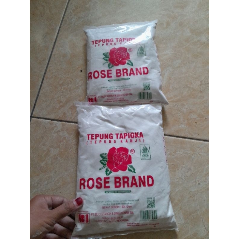 

Tepung Tapioka Kanji Rose Brand 500 gr