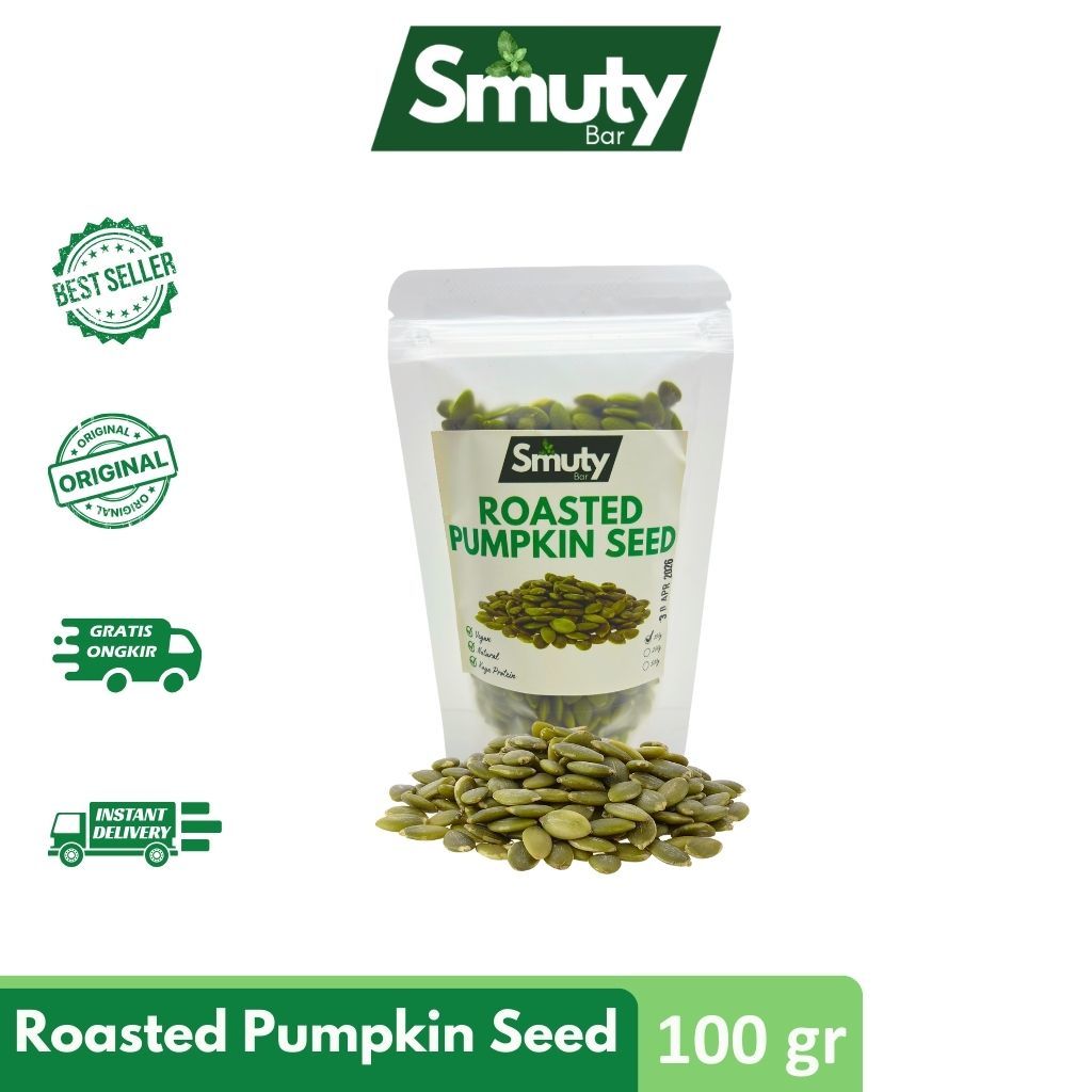 

SmutyBar Roasted Pumpkin Seed / Biji Labu Panggang 100gr