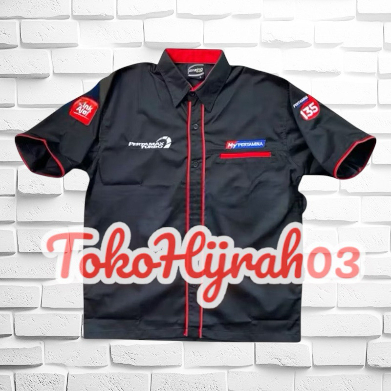 KEMEJA PERTAMAX TURBO BIG SIZE KEMEJA MY PERTAMINA KEMEJA PERTAMINA KANTONG 1 KEMEJA KERJA PERTAMAX 