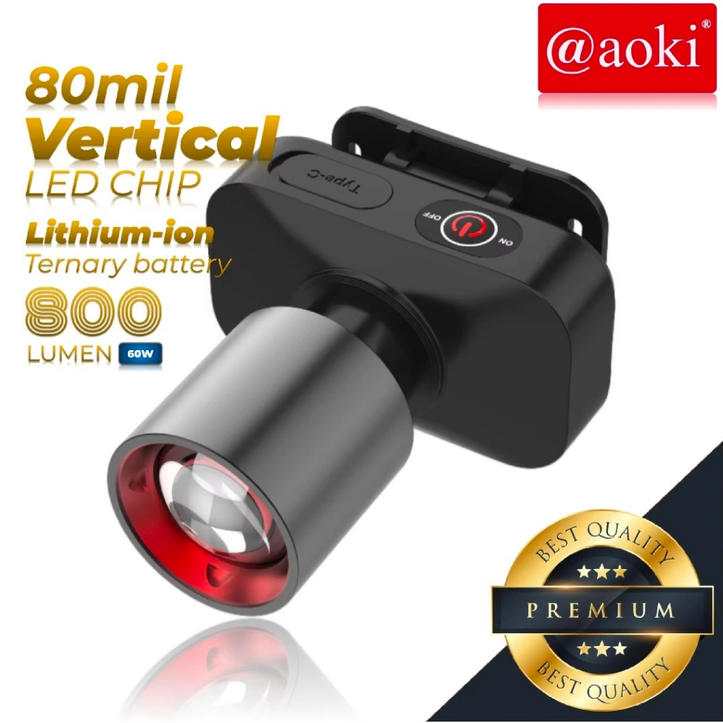 Senter Kepala Aoki Ak 3685 Zoomable