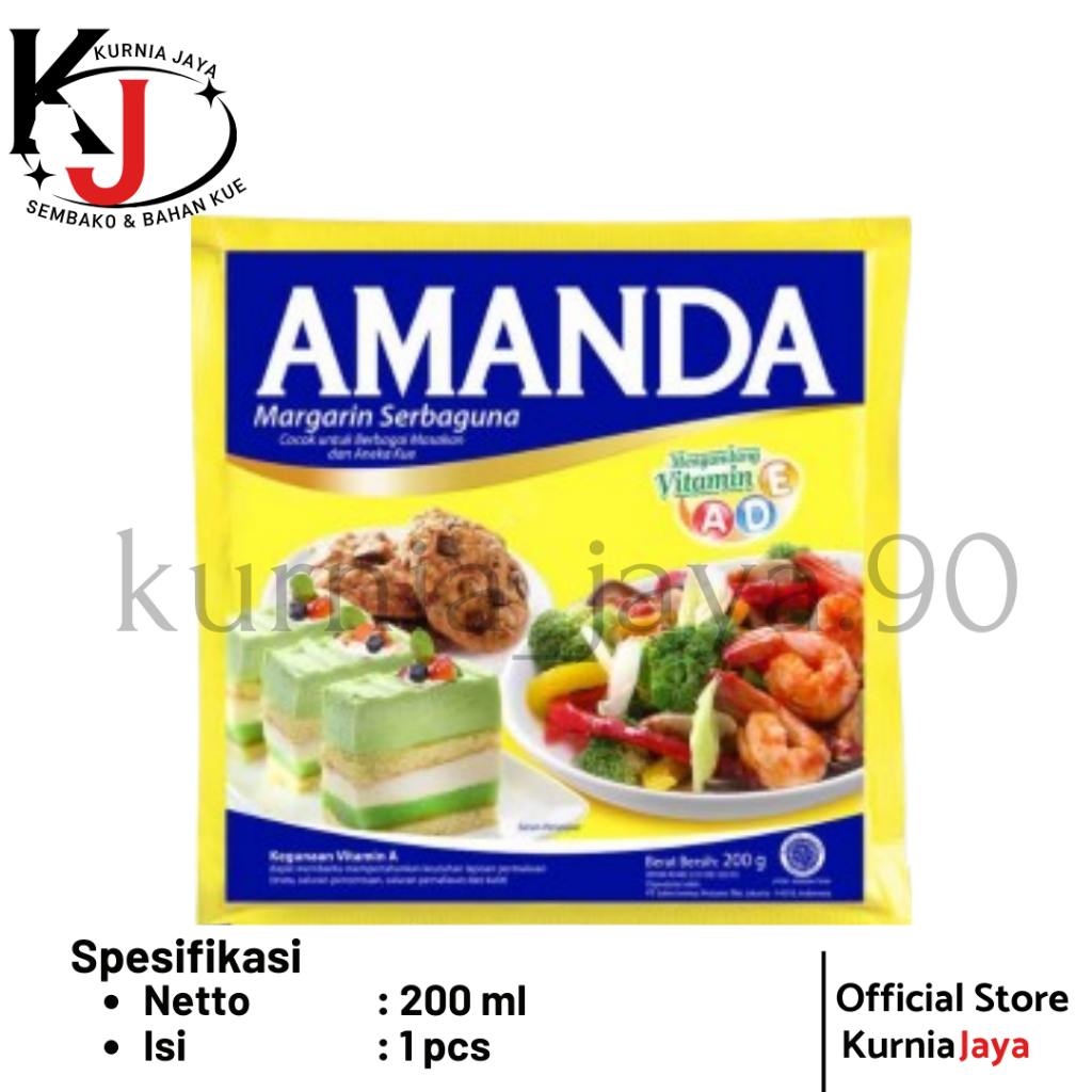 

[ AMANDA ] Margarin 200gr
